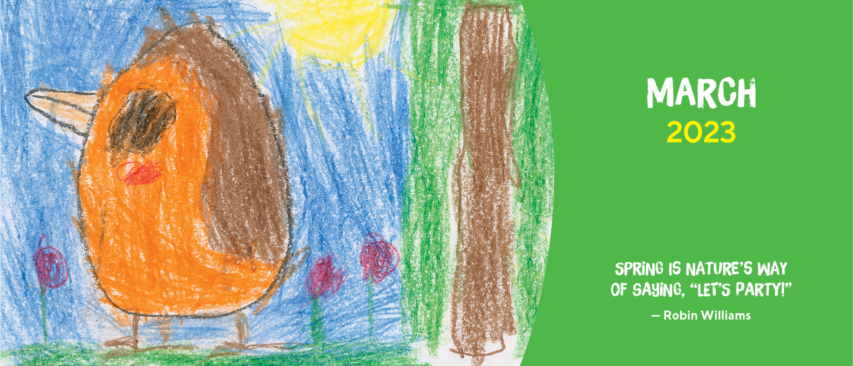 March Kootenay Kids Calendar 2023