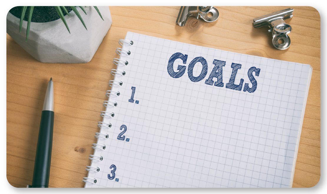 notebook of goals